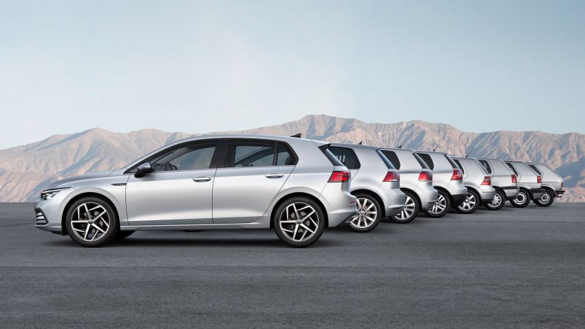 Volkswagen Golf Mk8 officially debuts – redesigned inside and out, new technologies, mild hybrid engines 1035543