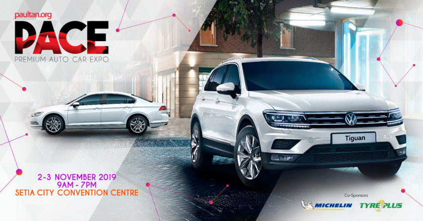 PACE 2019 – Get the Volkswagen Tiguan and Passat with a RM4,000 cash rebate, from RM1,579/month 1032011