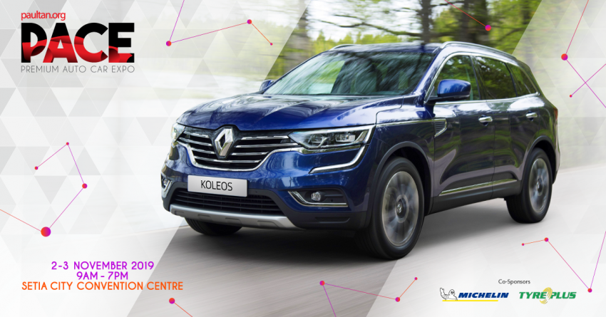 PACE 2019 – Subscribe to the Renault Koleos SUV for RM2,299/month and be eligible for all PACE promos! 1033235