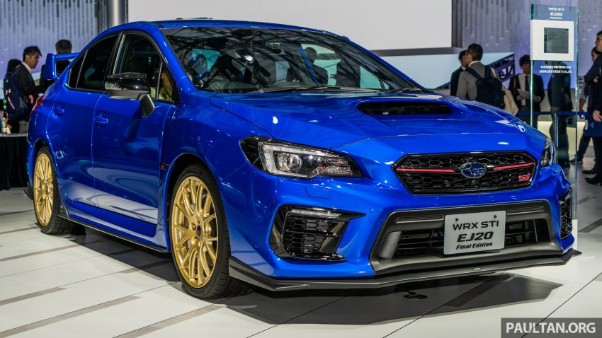 Tokyo 2019: Subaru WRX STI EJ20 Final Edition – hanya 555 unit diproduksi untuk pasaran Jepun sahaja 1035970