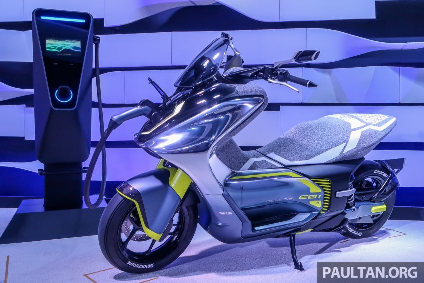 Tokyo 2019: Yamaha Genesis E01, E02 skuter elektrik futuristik yang seperti sudah sedia untuk pasaran Image #1035372
