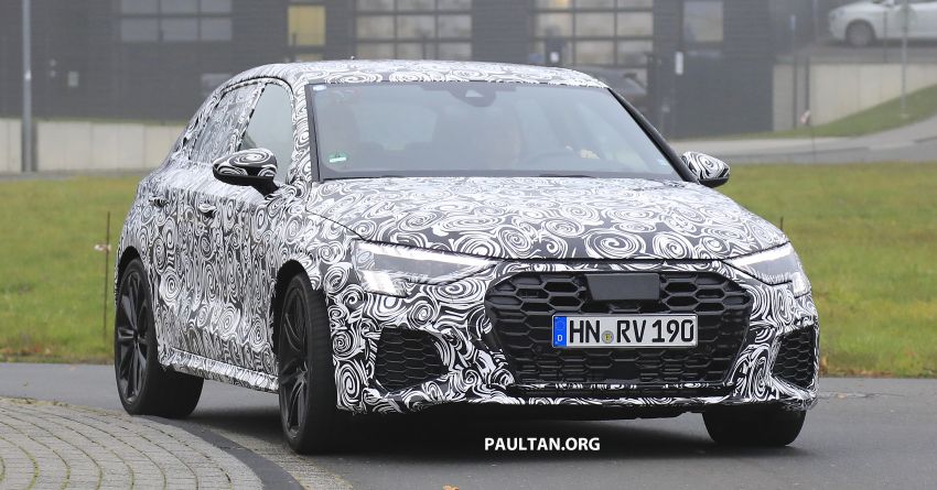SPIED: 2020 Audi RS3 seen testing at the Nürburgring 1039942