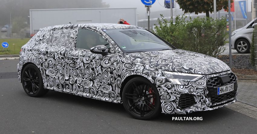 SPIED: 2020 Audi RS3 seen testing at the Nürburgring 1039946