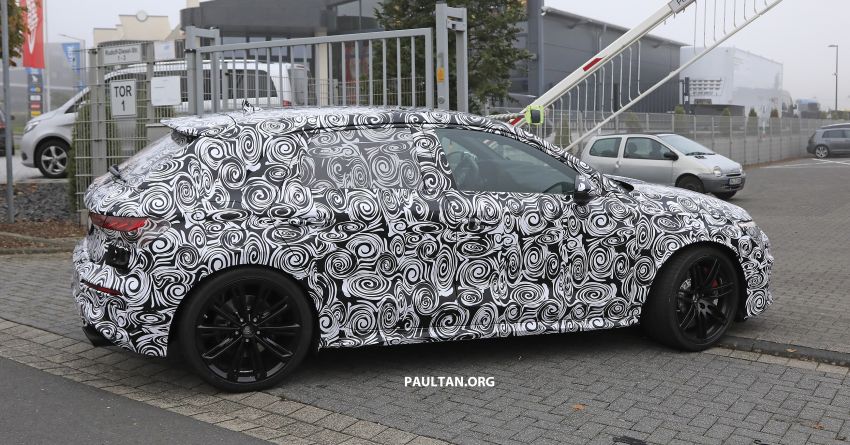 SPIED: 2020 Audi RS3 seen testing at the Nürburgring 1039949
