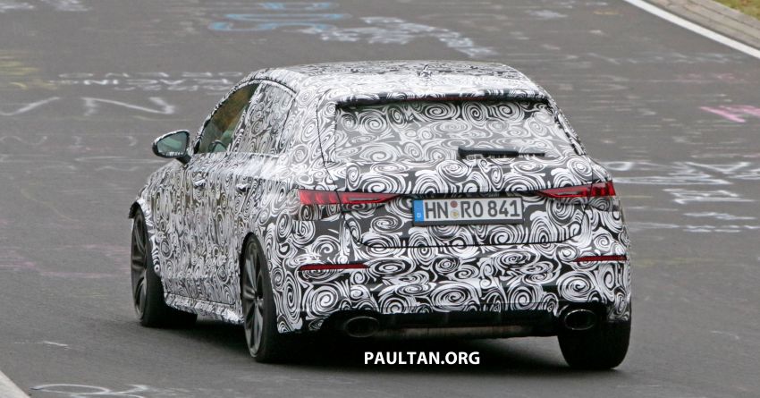 SPIED: 2020 Audi RS3 seen testing at the Nürburgring 1039979
