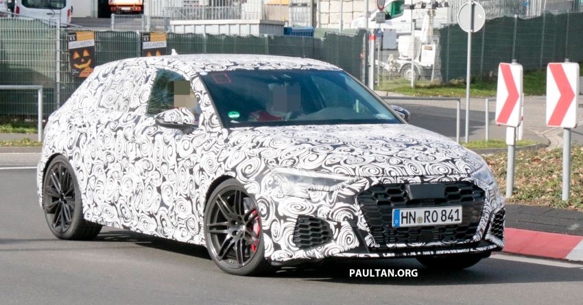 SPIED: 2020 Audi RS3 seen testing at the Nürburgring 1039983