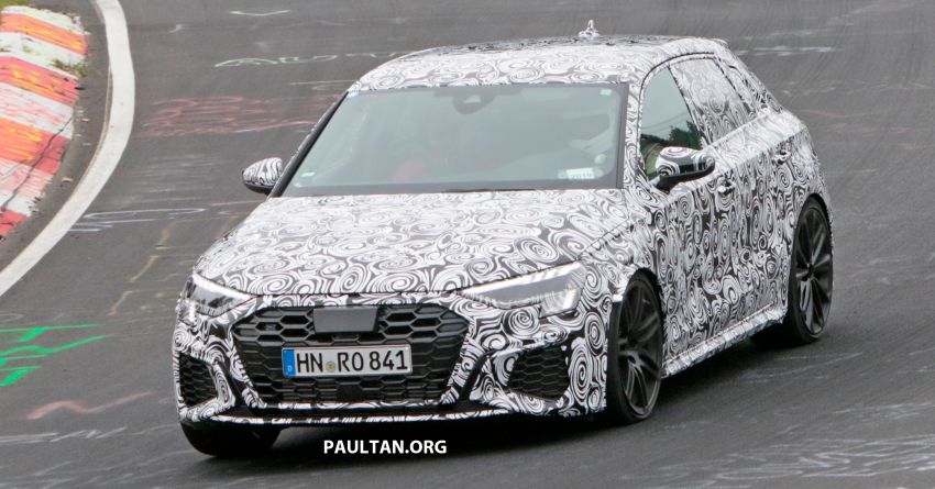 SPIED: 2020 Audi RS3 seen testing at the Nürburgring 1039972