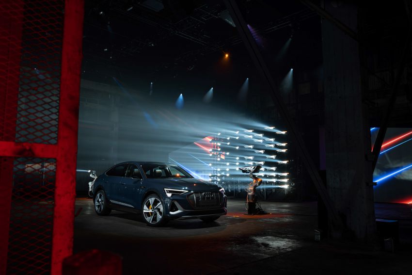 2020 Audi e-tron Sportback – sleek SUV coupe debuts with 355 hp, 561 Nm; 0-100 km/h in 6.6s, 446 km range 1048538