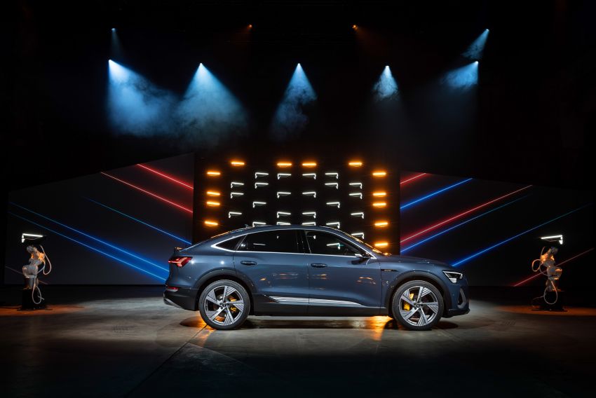 2020 Audi e-tron Sportback – sleek SUV coupe debuts with 355 hp, 561 Nm; 0-100 km/h in 6.6s, 446 km range 1048539