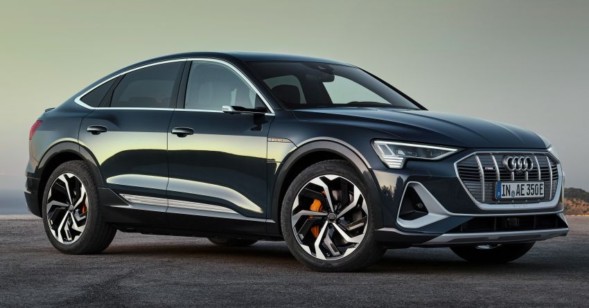 2020 Audi e-tron Sportback – sleek SUV coupe debuts with 355 hp, 561 Nm; 0-100 km/h in 6.6s, 446 km range 1048498