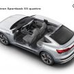 Audi e-tron Sportback – SUV coupe EV 355 hp, 561 Nm