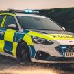 Ford Ranger Raptor, Focus ST wagon kereta polis UK