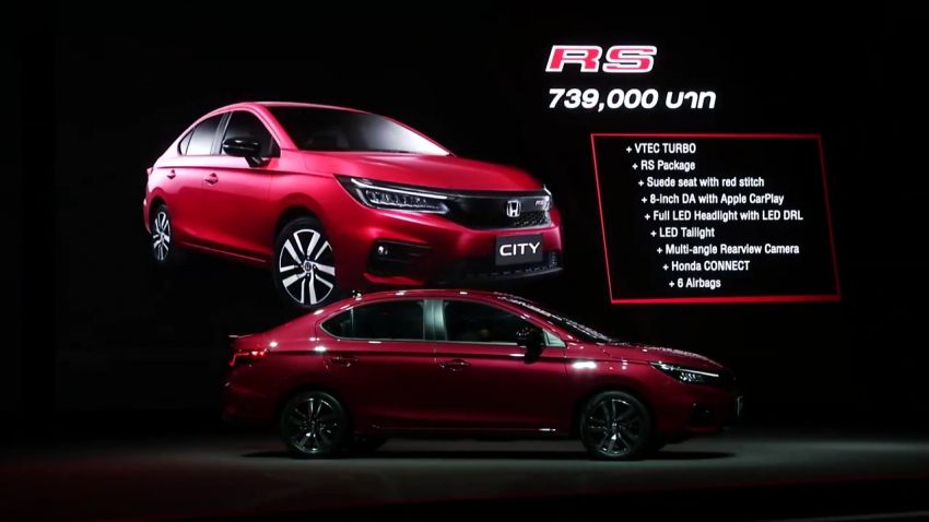 2020 Honda City debuts in Thailand – new fifth-gen model gets a 1.0L turbo engine with 122 PS, 173 Nm Image #1050811
