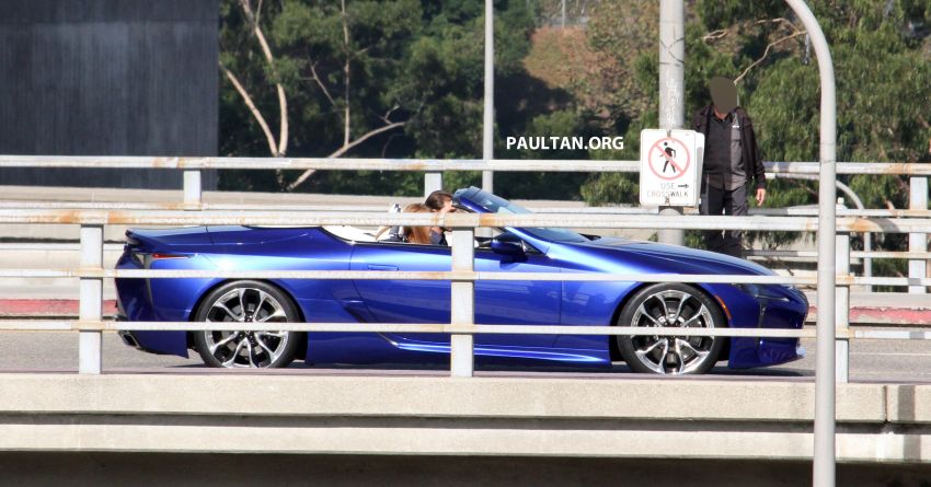 SPIED: Lexus LC Convertible seen during photoshoot! 1040031