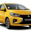 Mitsubishi Mirage dan Attrage <em>facelift</em> 2019 buat kemunculan sulung di Thailand – muka lebih garang