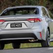 Toyota Corolla sedan tiba di Australia – 1.8L Hybrid dan 2.0L NA pilihan manual & auto, bermula RM66k