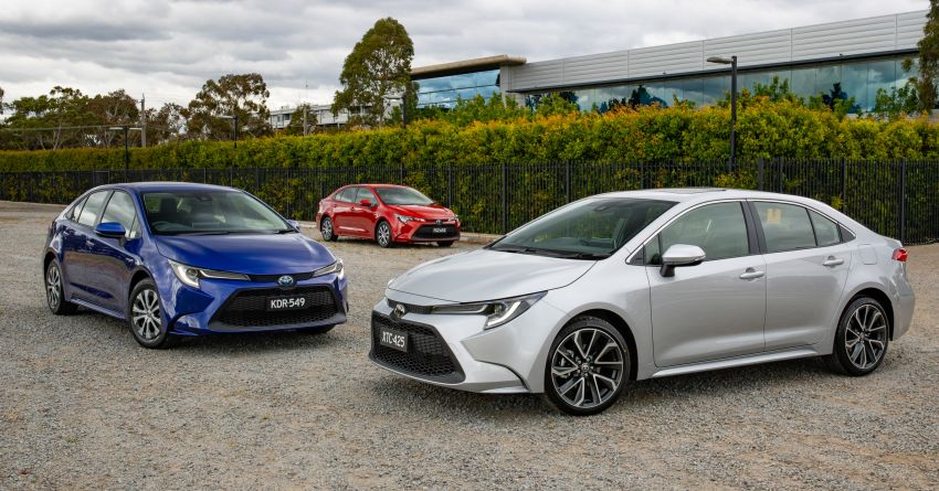 Toyota Corolla sedan tiba di Australia – 1.8L Hybrid dan 2.0L NA pilihan manual & auto, bermula RM66k 1052901