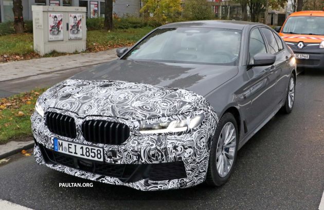 SPYSHOTS: G30 BMW 5 Series LCI with M Sport kit