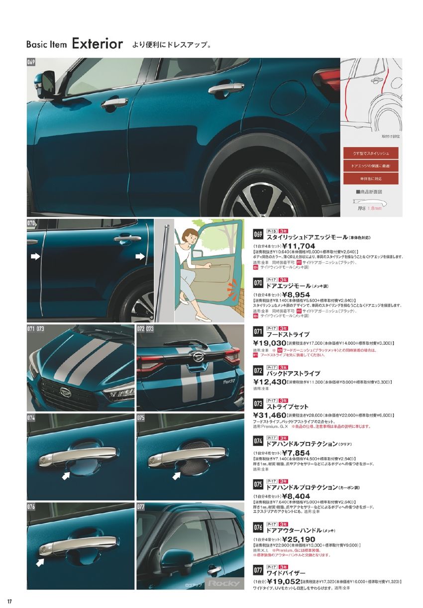 Daihatsu Rocky – barisan aksesori asli turut dilancar 1042785