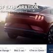 Ford Mustang Mach-E details leaked ahead of launch – from RM182k, up to 480 km range, 0-96 km/h under 4 s