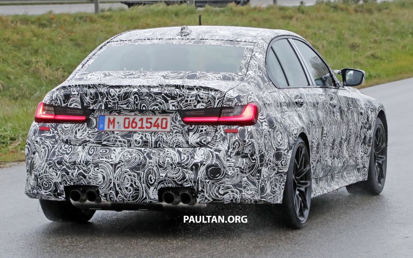 SPIED: G80 BMW M3 shows skin, hides massive grille 1046647