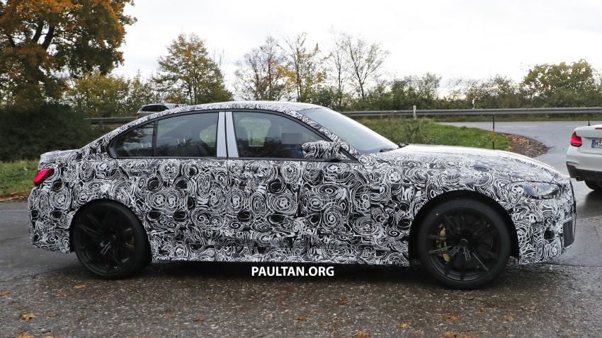 SPIED: G80 BMW M3 shows skin, hides massive grille 1046642