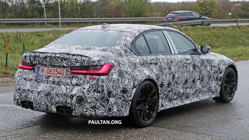 SPIED: G80 BMW M3 shows skin, hides massive grille 1046644