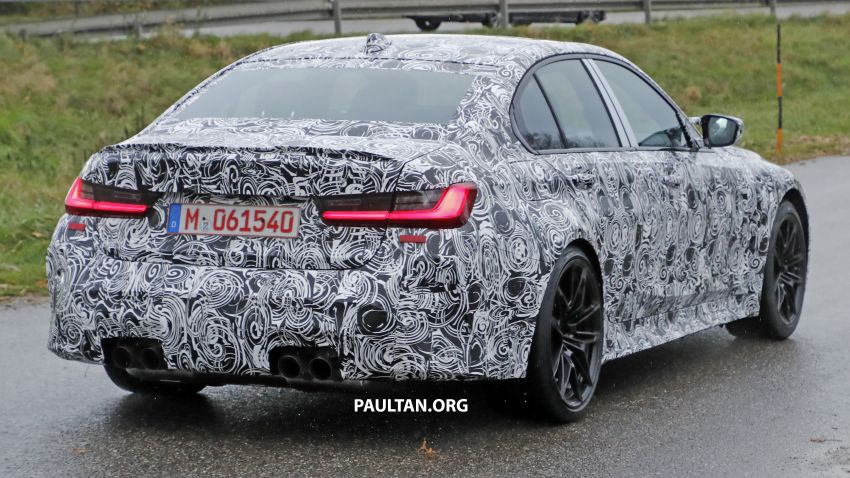SPIED: G80 BMW M3 shows skin, hides massive grille 1046645