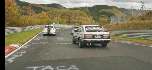 Hadri, Toyota AE86 selamat tiba di Nürburgring!