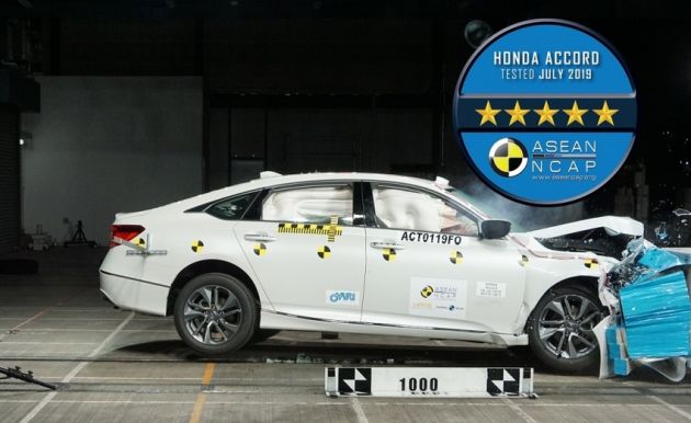 Honda Accord awarded five-star ASEAN NCAP rating