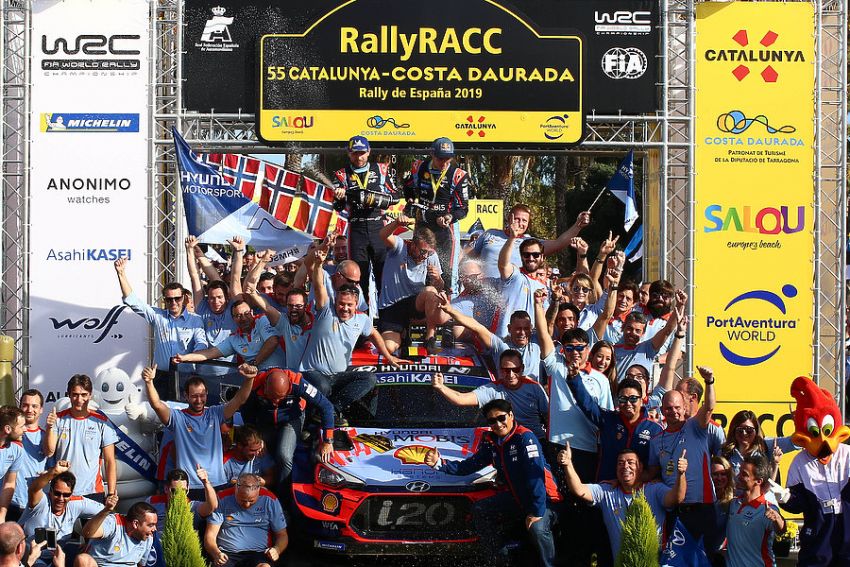Hyundai sah juara WRC 2019 kategori pengeluar; Rally Australia dibatalkan kerana kebakaran hutan di NSW 1045344