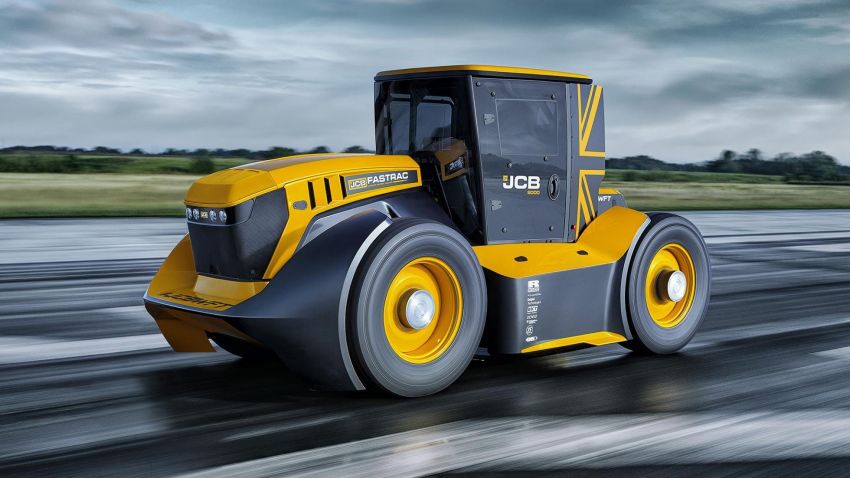JCB Fastrac Two – Traktor terpantas di dunia, 247.5 km/j dengan enjin diesel 7.2 liter, 1,000 hp/ 2,500 Nm! 1047247