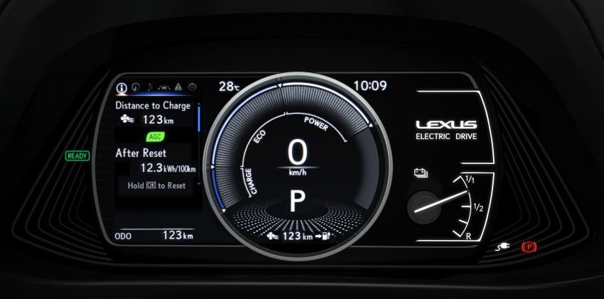 Lexus UX 300e pure EV – 400 km range, 204 PS/300 Nm, ‘paddle-shift’ braking regen, Active Sound Control 1049821