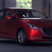 Mazda 2 Sedan facelift shown in Mexico with new look