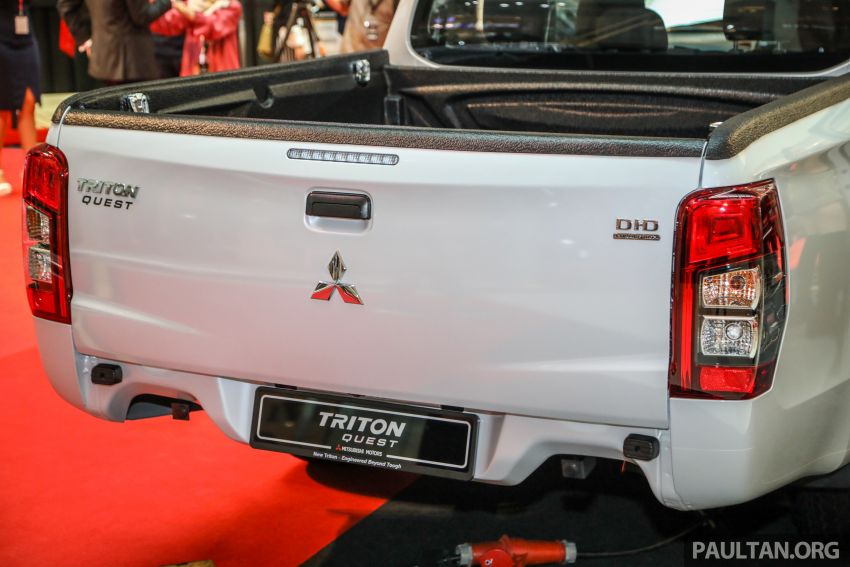 Mitsubishi Triton Quest facelift launched in Malaysia – low rider 4×2 workhorse gets Dynamic Shield, RM80k 1046322