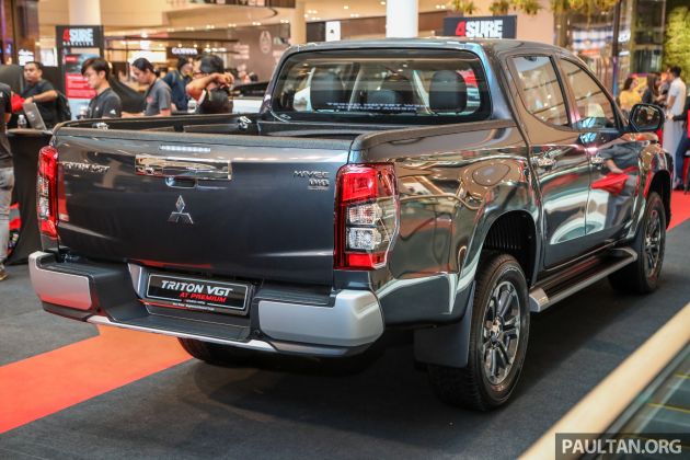 Mitsubishi Triton VGT AT Premium kini dengan dashcam, balutan kulit , Apple Carplay, Android Auto