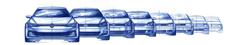 Volkswagen Golf Mk8 diberikan pelbagai pembaharuan 1052238