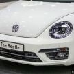 Volkswagen Beetle Retro edition on display at PACE 2019 – three units, two colours, RM170,593 OTR