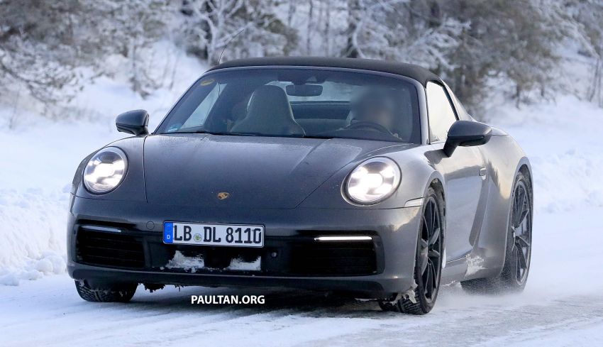 SPIED: 992 Porsche 911 Targa – cold weather testing 1053347