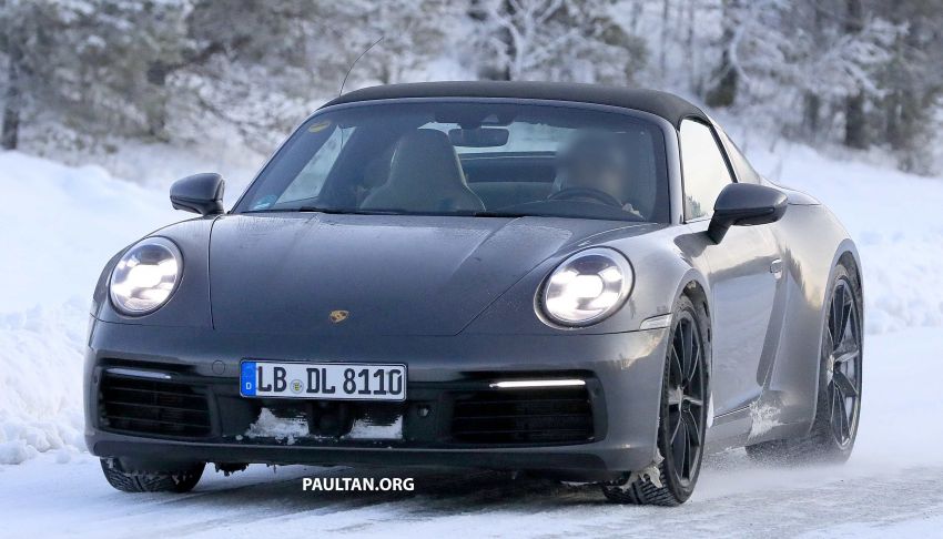 SPIED: 992 Porsche 911 Targa – cold weather testing 1053348