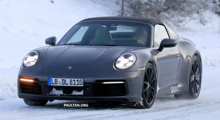 SPIED: 992 Porsche 911 Targa – cold weather testing 1053349