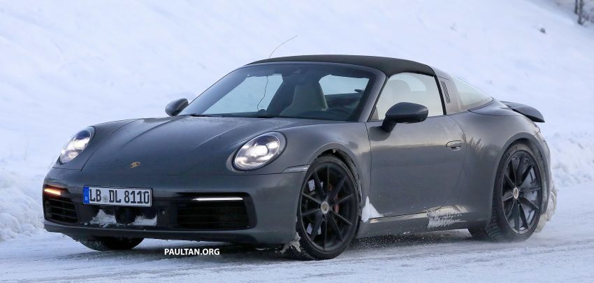 SPIED: 992 Porsche 911 Targa – cold weather testing 1053350