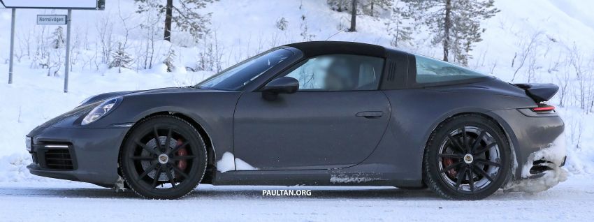 SPIED: 992 Porsche 911 Targa – cold weather testing 1053352