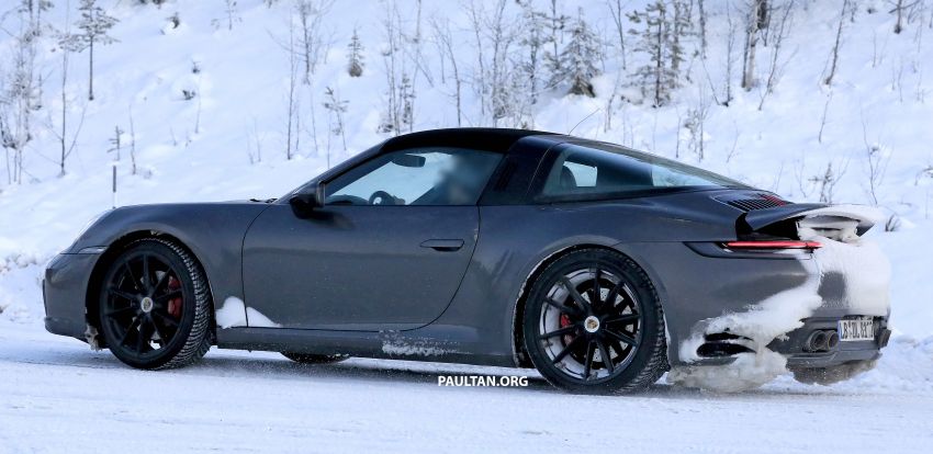 SPIED: 992 Porsche 911 Targa – cold weather testing 1053354