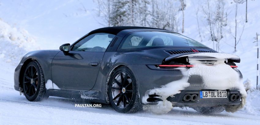 SPIED: 992 Porsche 911 Targa – cold weather testing 1053355