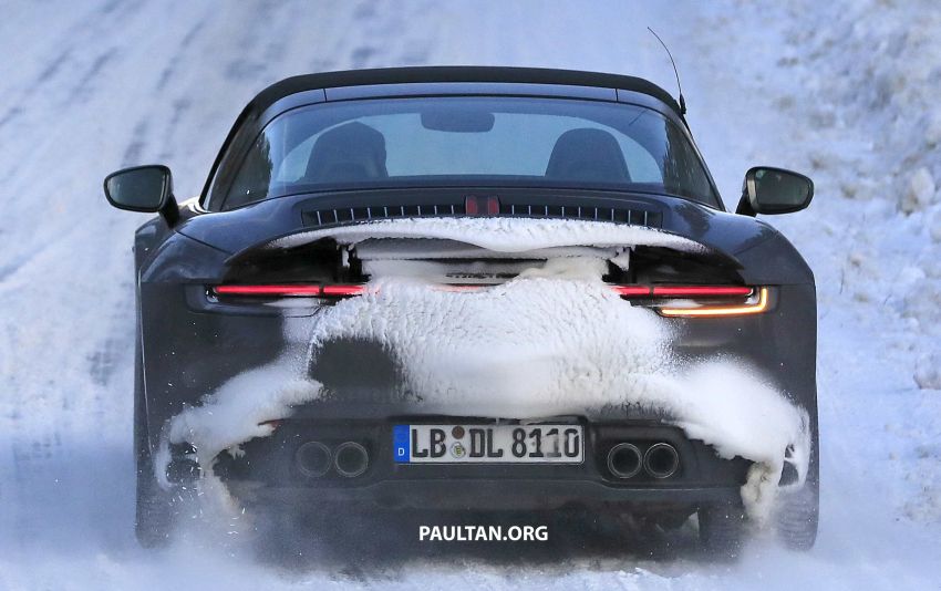 SPIED: 992 Porsche 911 Targa – cold weather testing 1053358