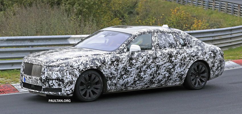 SPIED: Next Rolls-Royce Ghost goes track testing 1039958