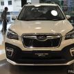 Subaru Forester GT Edition previewed in Singapore