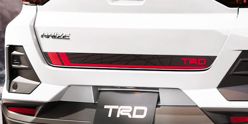 Toyota Raize kini ditawarkan dengan aksesori TRD 1043823
