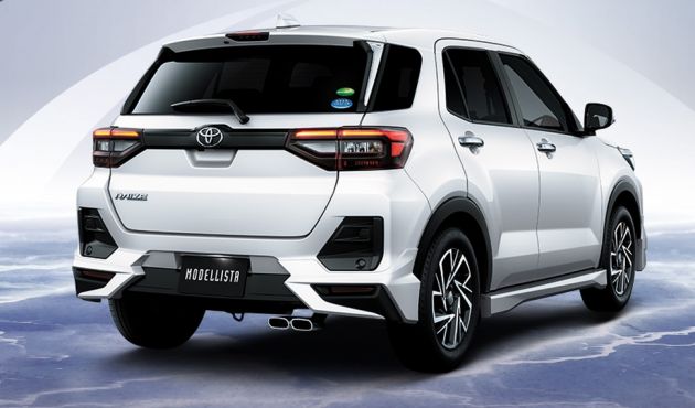 Toyota Raize Modellista dalam dua gaya berbeza